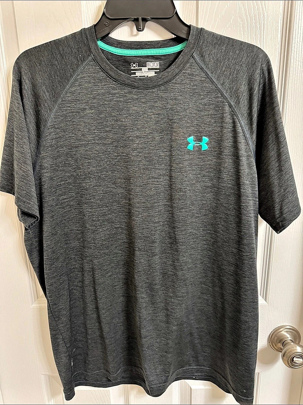 Under Armour HeatGear Loose Fit Short Sleeve Tee Gray Medium